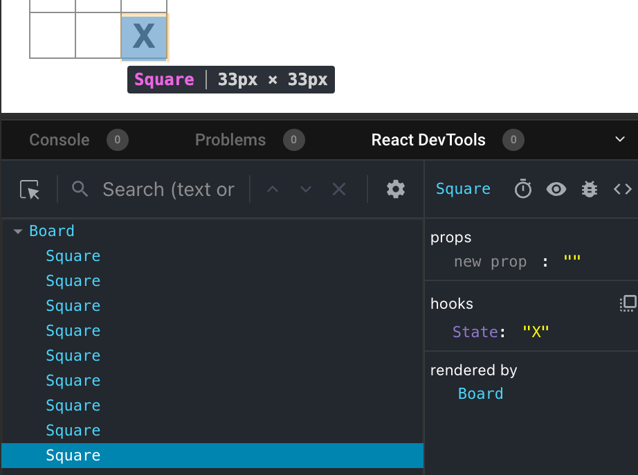 React DevTools en CodeSandbox